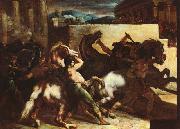  Theodore   Gericault The Race of the Barbary Horses Sweden oil painting reproduction